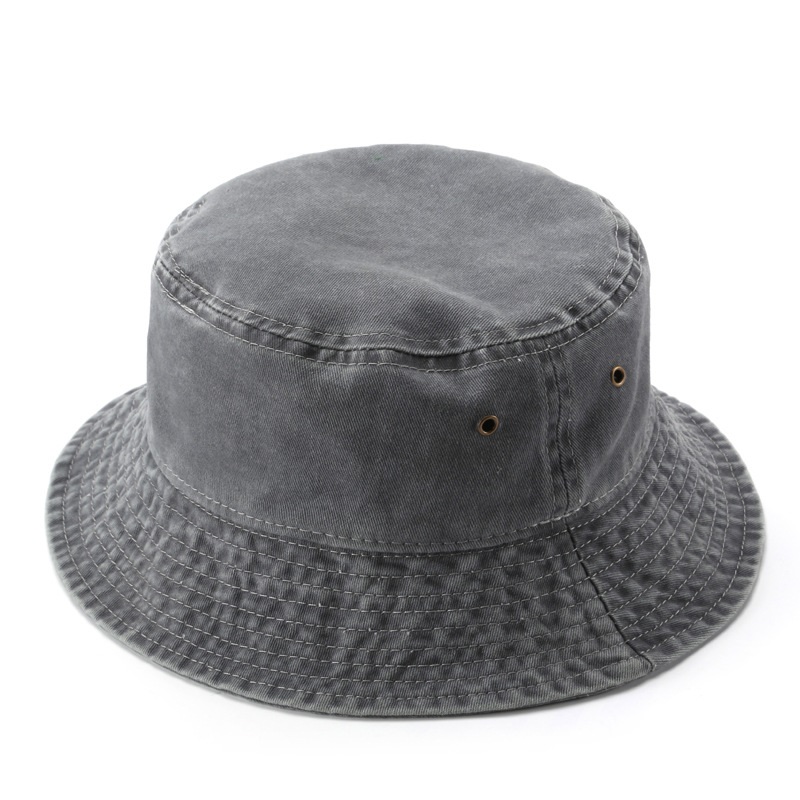 Βαμμένο Vintage μονόχρωμο καπέλο κουβά