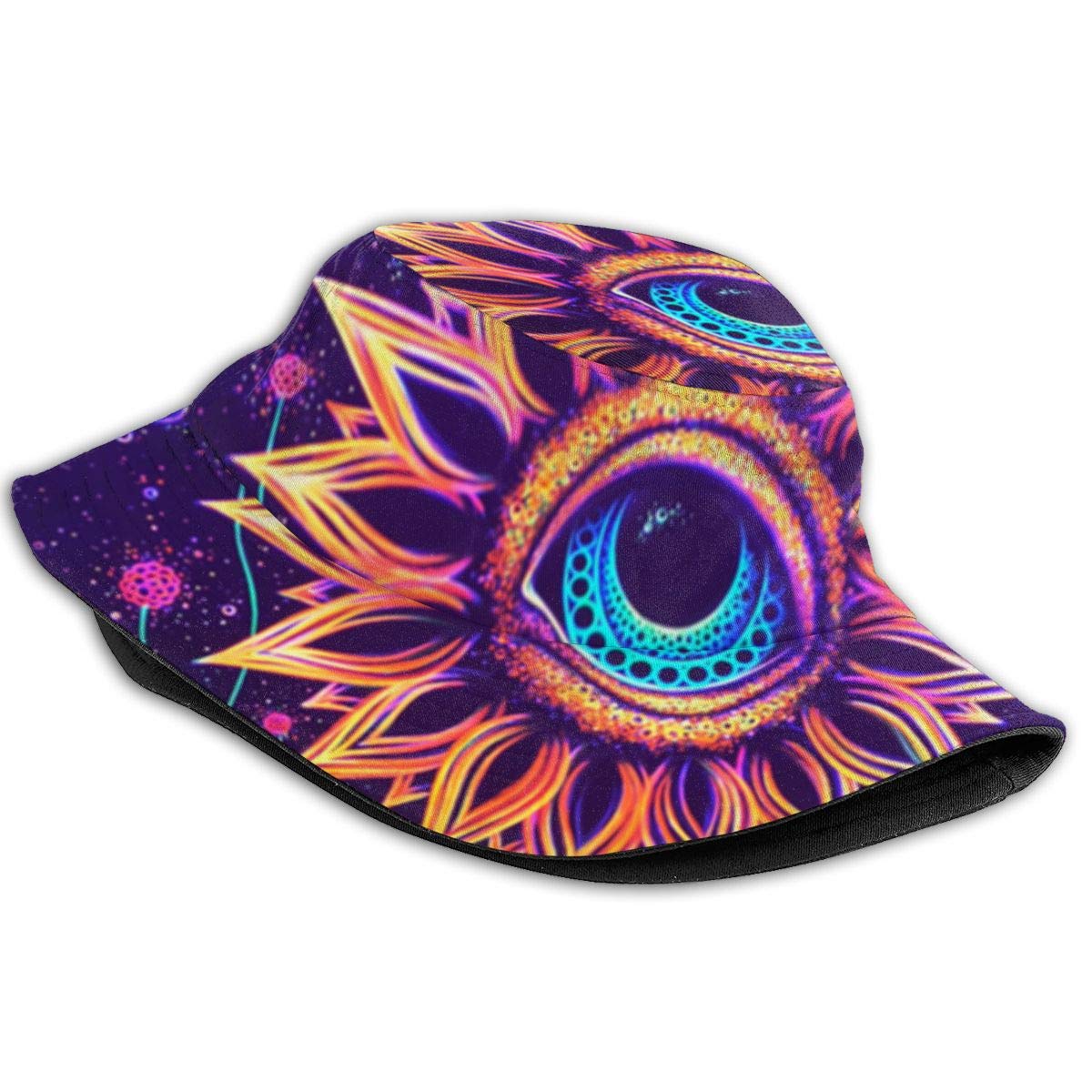 Καπέλο με κάδο Trippy Alien Sunflowers