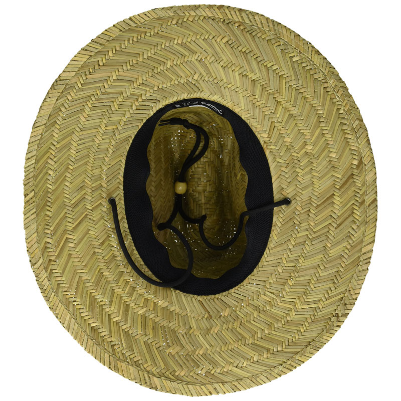 Vyriška klasikinė šiaudinė saulės paplūdimio kepurė