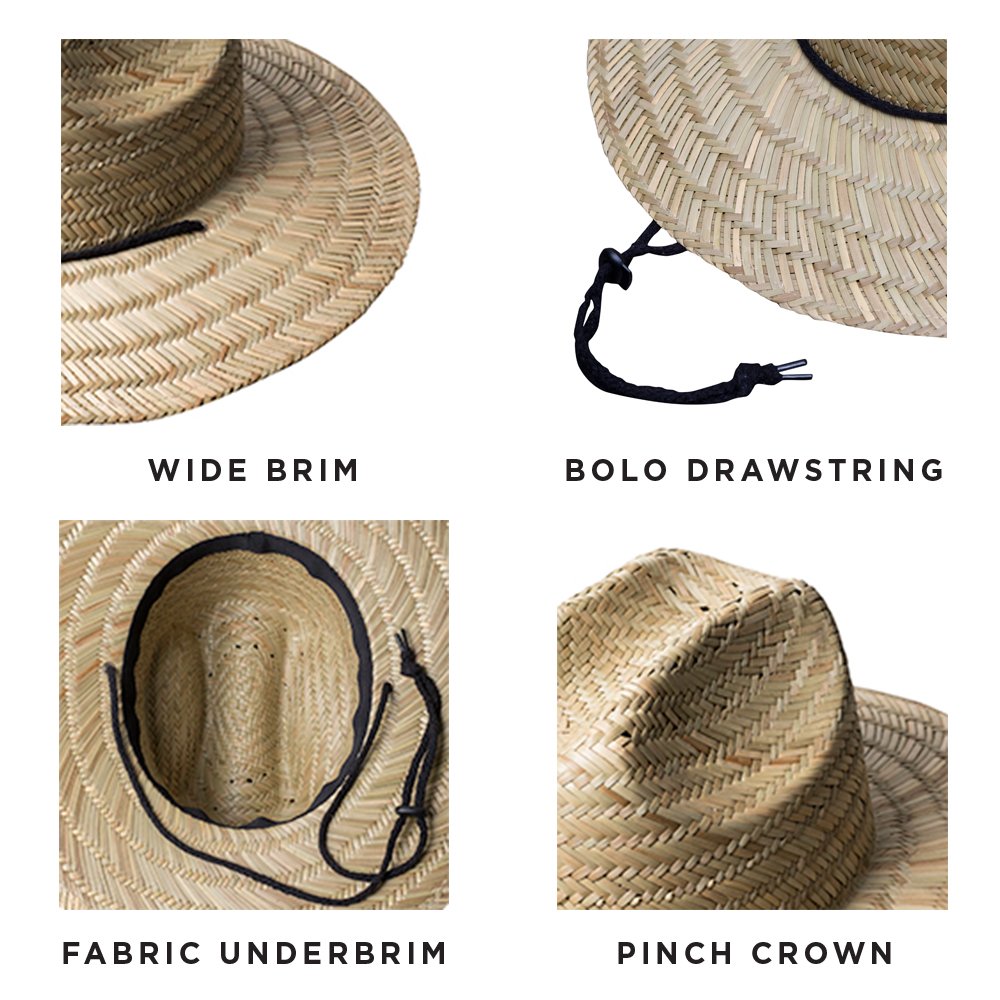 Miesten klassinen Straw Sun Beach Hat