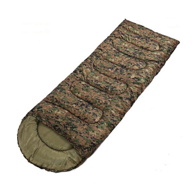 Sac de couchage imperméable pour randonnée en plein air, enveloppe de Camouflage