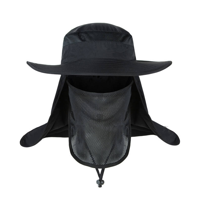 Detachable Neck Flap Fishing Hat