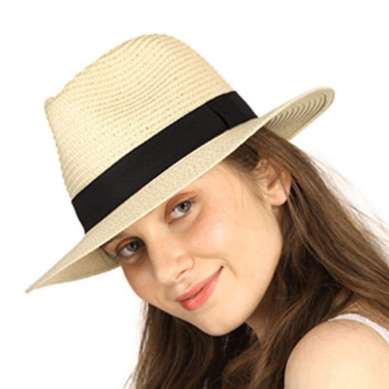 Fedora Καπέλα Γυναικεία Ψάθινα Καπέλα Ανδρικά