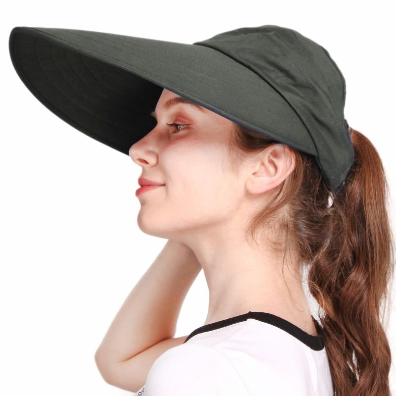 महिला बीच टोपी स्ट्र फ्लपी को लागी सूर्य टोपी