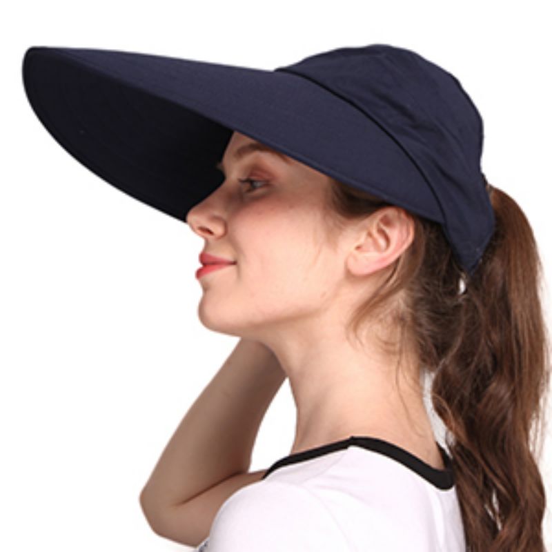 قبعات الشمس للنساء قبعات الشاطئ المرنة